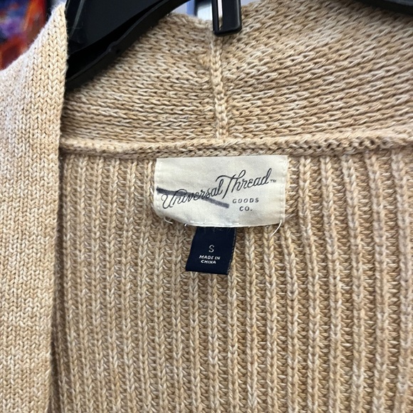 Universal Thread Tan Open-Front Cardigan - Picture 3 of 5